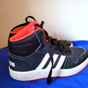 Adidas high top sneakers boys 3.5 US